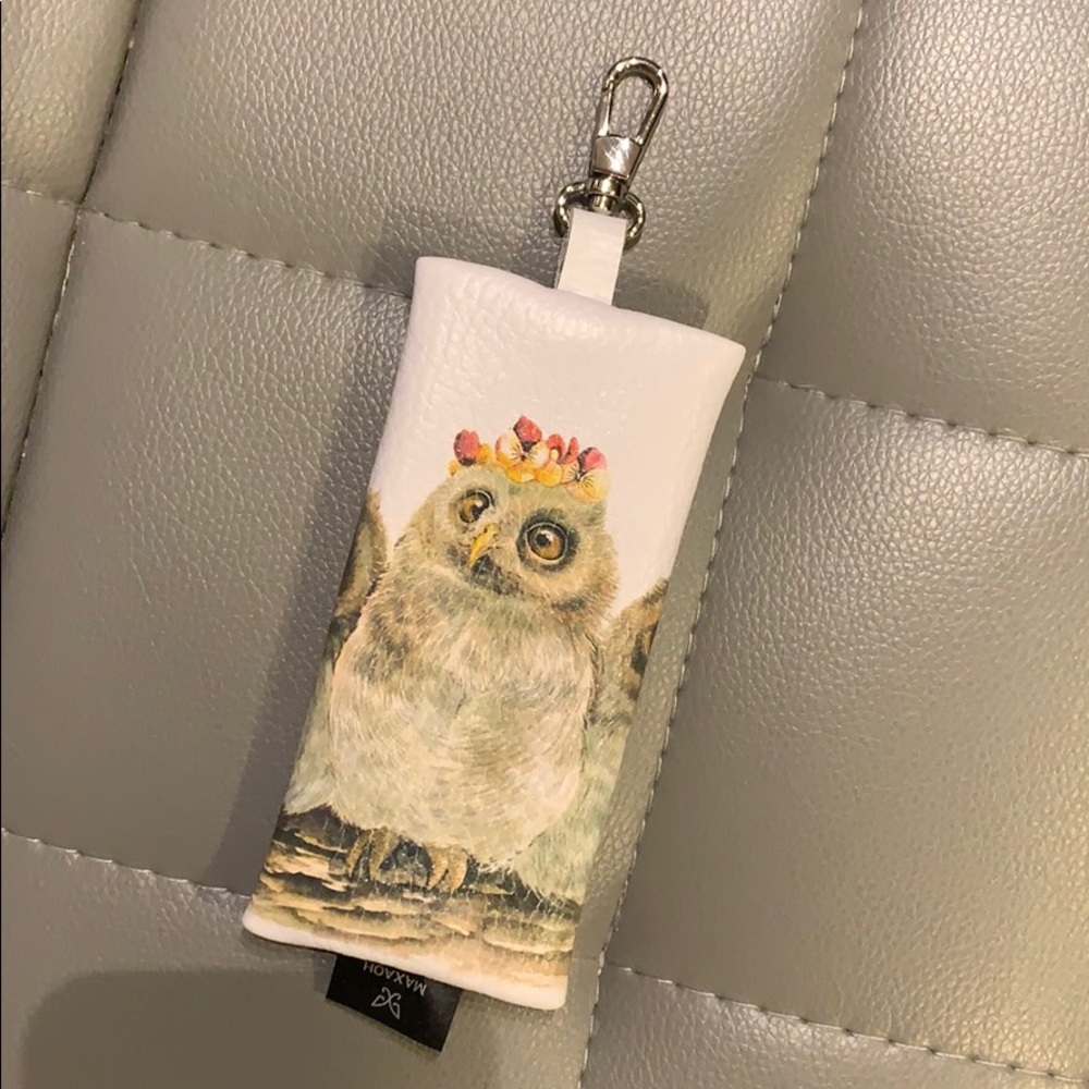 Leather key chain